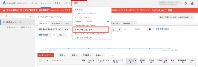 キーワードプランナーで「三十路 偉そう」のボリュームを調べよう